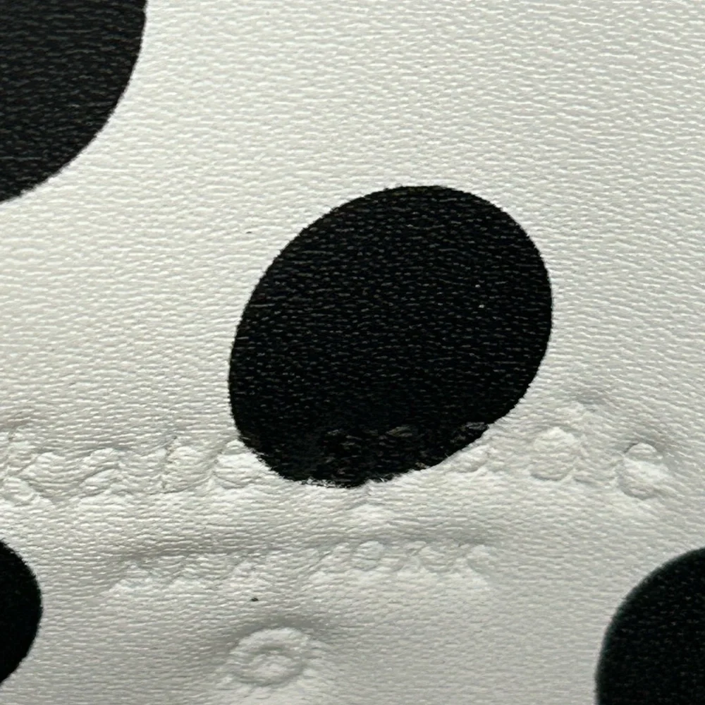 Kate Spade for Target Polka Dot Small Envelope Wallet - Blk & Wht Approx. 4 x 3 - Picture 6 of 9